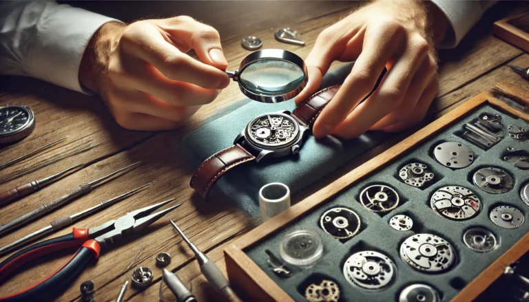 révision d'une montre par un professionnel